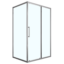 Душевое ограждение Loranto 120x80 см CS-AB02GG-128, серый матовый/прозрачное - фото 