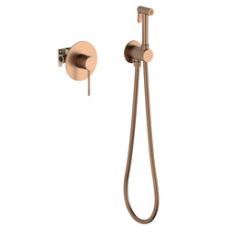 Набор для гигиенического душа Timo Saona 2389/19SM (со скрытой частью) розовое золото - фото 