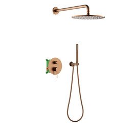 Душевая система для душа Timo Saona SX-2369/19SM (со скрытой частью) розовое золото - фото 