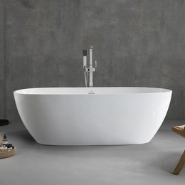 Ванна отдельностоящая Abber AB9263-1.5 150x80 см - фото 