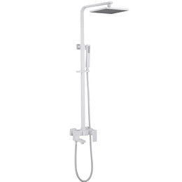 Душевая стойка Abber Daheim AF8216WL, белый матовый - фото 