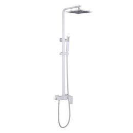 Душевая стойка Abber Daheim AF8220WL, белый матовый - фото 