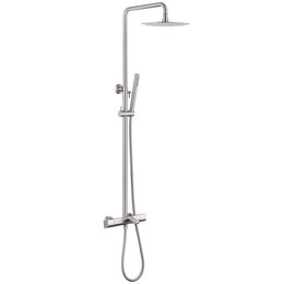 Душевая стойка с термостатом Abber Thermostat AF8516SPL, сатин - фото 