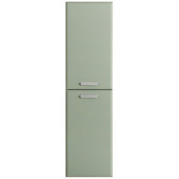 Пенал подвесной Cezares ECO-CER-N-1500-2A-SC-VDO-P 40 см, светло-зелёный матовый - фото 