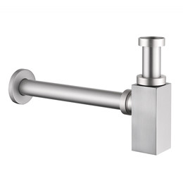 Сифон для умывальника Abber AF0031SP, сатин - фото 