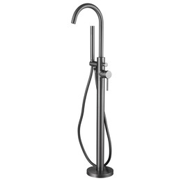 Смеситель для ванны Abber Wasser Kreis AF8115NGN (со скрытой частью) никель - фото 