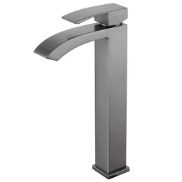 Смеситель для раковины высокий Abber Wasserfall AF8611NG, никель - фото 