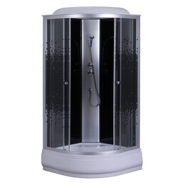 Душевая кабина Loranto 80х80 см CS-6680-25K 80, хром/узор - фото 