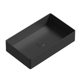 Раковина-чаша Abber Rechteck 60 см AC2220MB, чёрный матовый - фото 