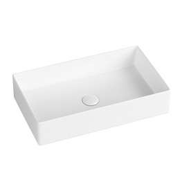 Раковина-чаша Abber Rechteck 60 см AC2220MW, белая матовая - фото 