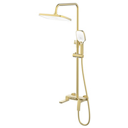 Душевая стойка Azario Conda AZ-K2311MG, золото матовое - фото 