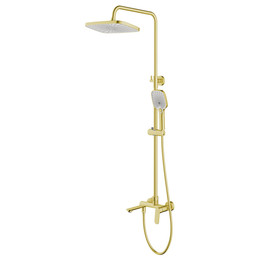 Душевая стойка Azario Alanti AZ-K2332-1MG, золото матовое - фото 