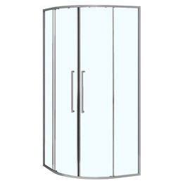 Душевое ограждение Azario SHANGHAI 80x80 см AZ-S43-80-MGR-CL, графит матовый/прозрачное - фото 