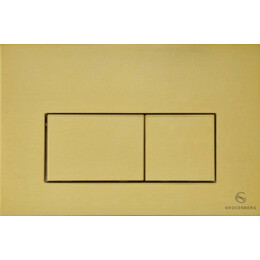 Кнопка смыва GROCENBERG KM3070MG, золото матовое - фото 