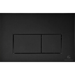 Кнопка смыва GROCENBERG KM3070BL, чёрный матовый - фото 