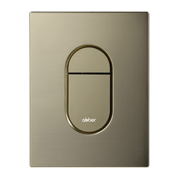 Кнопка смыва пневматическая Abber AC0124BG, золото брашированное - фото 