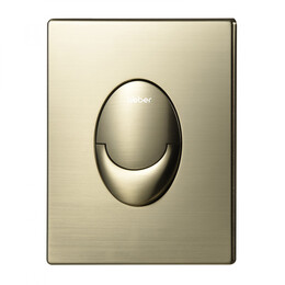 Кнопка смыва пневматическая Abber AC0125BG, золото брашированное - фото 