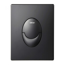 Кнопка смыва пневматическая Abber AC0125MB, чёрный матовый - фото 
