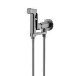 Набор для гигиенического душа Aquatek Альфа AQ1919BGM (со скрытой частью) оружейная сталь - фото 