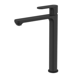 Смеситель для раковины высокий Aquatek Альфа AQ1904MB, чёрный матовый - фото 