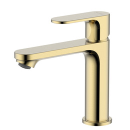 Смеситель для раковины Aquatek Альфа AQ1910BG, золото шлифованное - фото 