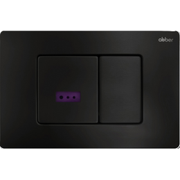 Кнопка смыва сенсорная Abber AC0122SMB, чёрный матовый - фото 