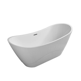 Ванна отдельностоящая Grossman Galaxy 170x75 см GR-2104M, белый матовый - фото 