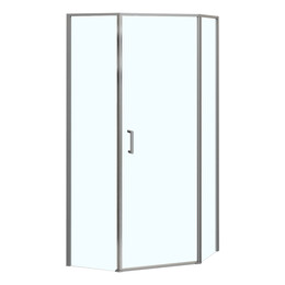 Душевое ограждение Azario SAKURA 100х100 см AZ-21C-100-MGR-CL, графит матовый/прозрачное - фото 