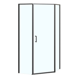 Душевое ограждение Azario SAKURA 90х90 см AZ-21C-90-MB-CL, чёрный матовый/прозрачное - фото 
