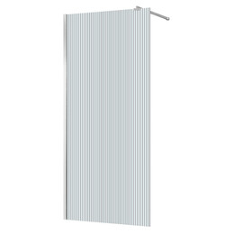 Душевая перегородка Azario Walk-in 120 см AZ-251-120-CH-CRF (стекло 8 мм) хром/рифленое - фото 