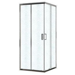 Душевое ограждение Azario PARIS 100х100 см AZ-R06-100-CH-CHC, хром/стекло "Шиншилла" - фото 