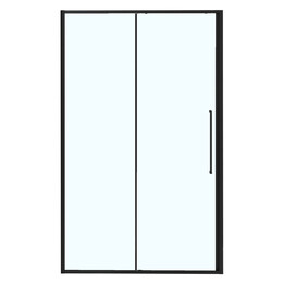 Душевая дверь Azario SHANGHAI 150 см AZ-Y43-150-MB-CL, чёрный матовый/прозрачное - фото 