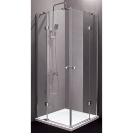 Душевое ограждение Cezares 120х120 см VERONA-W-A-2-120-P-Cr, хром/матовое - фото 