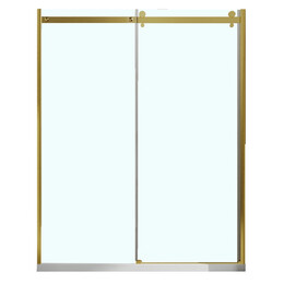 Душевая дверь Azario BERN 170 см AZ-733-170-BGL-CL, золото брашированное/прозрачное - фото 