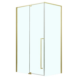 Душевое ограждение Azario MALE 120х80 см AZ-J50-12080-BGL-CL, золото брашированное/прозрачное - фото 