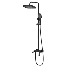 Душевая стойка Azario Lursy AZ-K2349B, чёрный матовый - фото 