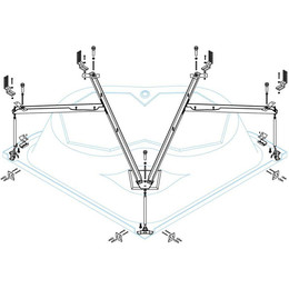 Каркас для ванны Cezares Plitvice 140 PLITVICE-MF - фото 