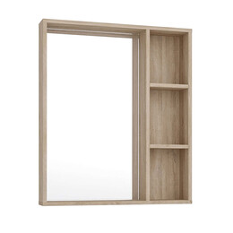 Зеркало Grossman Флай 60 см 206001, дуб сонома - фото 