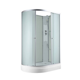 Душевая кабина Avacan 120x80 см C2012RN, хром/матовое (безсиликоновая сборка) - фото 