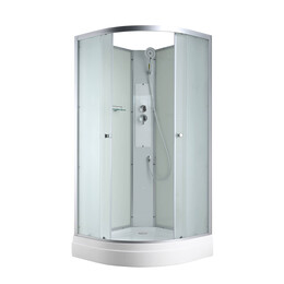 Душевая кабина Avacan 80x80 см C2080N, хром/матовое (безсиликоновая сборка) - фото 