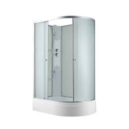 Душевая кабина Avacan 120x80 см C3012LN, хром/матовое (безсиликоновая сборка) - фото 