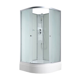 Душевая кабина Avacan 80x80 см C3080N, хром/матовое (безсиликоновая сборка) - фото 