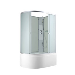 Душевая кабина Avacan 120x80 см C5012RN, хром/матовое (безсиликоновая сборка) - фото 