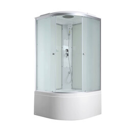 Душевая кабина Avacan 80x80 см C5080, хром/матовое (безсиликоновая сборка) - фото 