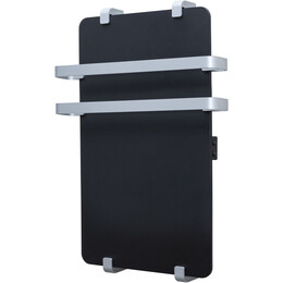 Полотенцесушитель электрический Allen Brau Infinity П2 290x1000 мм (с рейлингом 2.0) 325623, чёрный - фото 