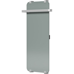 Полотенцесушитель электрический Allen Brau Infinity П1 290x1000 мм (с рейлингом 2.0) 325644, серебро - фото 