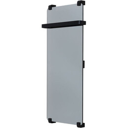 Полотенцесушитель электрический Allen Brau Infinity П1 290x1000 мм (с рейлингом) 305019, чёрный - фото 