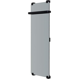 Полотенцесушитель электрический Allen Brau Infinity П1 290x1200 мм (с рейлингом) 305020, чёрный - фото 