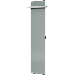 Полотенцесушитель электрический Allen Brau Infinity П1 290x1600 мм (с рейлингом 2.0) 325647, серебро - фото 