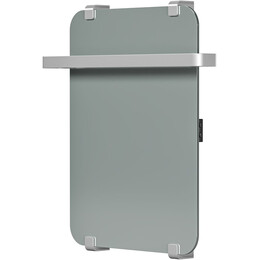 Полотенцесушитель электрический Allen Brau Infinity П1 290x600 мм (с рейлингом 2.0) 325642, серебро - фото 